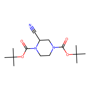 CAS: 924964-23-8 | OR1049923 | Di-tert-butyl 2-cyanopiperazine-1,4-dicarboxylate