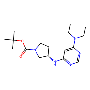 CAS: 1354000-17-1 | OR1050178 | (R)-tert-Butyl 3-((6-(diethylamino)pyrimidin-4-yl)amino)pyrrolidine-1-carboxylate