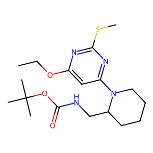 CAS: 1353946-50-5 | OR1050240 | tert-Butyl ((1-(6-ethoxy-2-(methylthio)pyrimidin-4-yl)piperidin-2-yl)methyl)carbamate