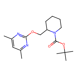CAS: 1261232-32-9 | OR1050342 | tert-Butyl 2-(((4,6-dimethylpyrimidin-2-yl)oxy)methyl)piperidine-1-carboxylate