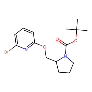CAS: 1261231-92-8 | OR1050544 | tert-Butyl 2-(((6-bromopyridin-2-yl)oxy)methyl)pyrrolidine-1-carboxylate
