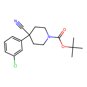 CAS: 553631-33-7 | OR1050551 | tert-Butyl 4-(3-chlorophenyl)-4-cyanopiperidine-1-carboxylate