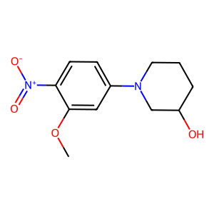 CAS: 1275398-59-8 | OR1050634 | 1-(3-Methoxy-4-nitrophenyl)piperidin-3-ol