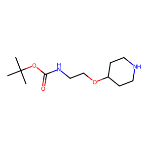 CAS: 1782853-64-8 | OR1051068 | tert-Butyl (2-(piperidin-4-yloxy)ethyl)carbamate