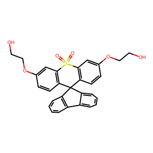 CAS: 2901106-67-8 | OR1052469 | 3',6'-Bis(2-hydroxyethoxy)spiro[fluorene-9,9'-thioxanthene] 10',10'-dioxide