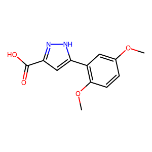 CAS: 882238-14-4 | OR1052630 | 5-(2,5-Dimethoxyphenyl)-1H-pyrazole-3-carboxylic acid