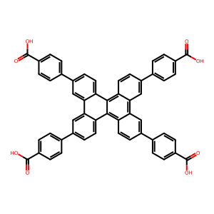 CAS: 2499874-29-0 | OR1052852 | 4,4',4'',4'''-(Dibenzo[g,p]chrysene-2,7,10,15-tetrayl)tetrabenzoic acid