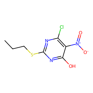 CAS: 1548397-10-9 | OR1052966 | 6-Chloro-5-nitro-2-(propylthio)pyrimidin-4-ol