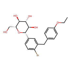 CAS: 1807632-95-6 | OR1053207 | (2S,3R,4R,5S,6R)-2-(4-Bromo-3-(4-ethoxybenzyl)phenyl)-6-(hydroxymethyl)tetrahydro-2H-pyran-3,4,5-triol