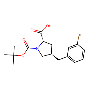 CAS: 959579-64-7 | OR1053238 | (2S,4R)-4-(3-Bromobenzyl)-1-(tert-butoxycarbonyl)pyrrolidine-2-carboxylic acid