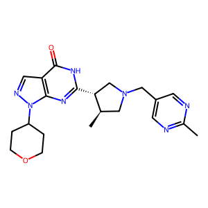CAS: 1082743-82-5 | OR1053595 | 6-((3S,4S)-4-Methyl-1-((2-methylpyrimidin-5-yl)methyl)pyrrolidin-3-yl)-1-(tetrahydro-2H-pyran-4-yl)-1,5-dihydro-4H-pyrazolo[3,4-d]pyrimidin-4-one