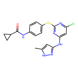 CAS: 639090-55-4 | OR1053665 | N-(4-((4-Chloro-6-((5-methyl-1H-pyrazol-3-yl)amino)pyrimidin-2-yl)thio)phenyl)cyclopropanecarboxamide