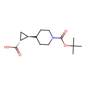CAS: 183808-09-5 | OR1053728 | rel-(1R,2S)-2-(1-(tert-Butoxycarbonyl)piperidin-4-yl)cyclopropane-1-carboxylic acid