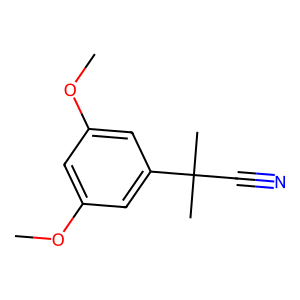 CAS: 22972-63-0 | OR1054081 | 2-(3,5-Dimethoxyphenyl)-2-methylpropanenitrile