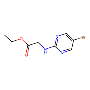 CAS: 1159823-83-2 | OR1054687 | Ethyl 2-((5-bromopyrimidin-2-yl)amino)acetate