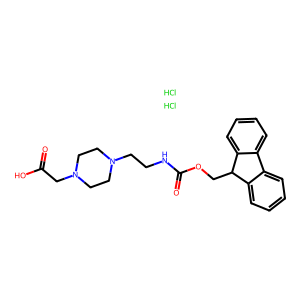 CAS: 204320-65-0 | OR1054702 | 2-(4-(2-((((9H-Fluoren-9-yl)methoxy)carbonyl)amino)ethyl)piperazin-1-yl)acetic acid dihydrochloride