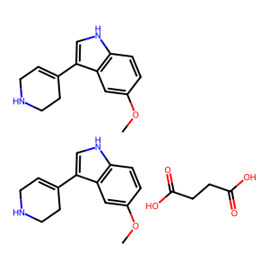 CAS: 66611-27-6 | OR1055001 | 5-Methoxy-3-(1,2,3,6-tetrahydropyridin-4-yl)-1H-indole hemisuccinate