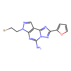CAS: 377729-85-6 | OR1055007 | 7-(2-Bromoethyl)-2-(furan-2-yl)-7H-pyrazolo[4,3-e][1,2,4]triazolo[1,5-c]pyrimidin-5-amine