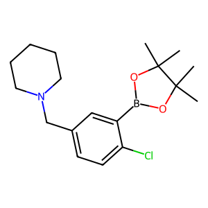 CAS: 2096334-70-0 | OR1055593 | 1-(4-Chloro-3-(4,4,5,5-tetramethyl-1,3,2-dioxaborolan-2-yl)benzyl)piperidine