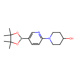 CAS: 1251948-86-3 | OR1055690 | 1-(5-(4,4,5,5-Tetramethyl-1,3,2-dioxaborolan-2-yl)pyridin-2-yl)piperidin-4-ol
