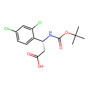 CAS: 500788-90-9 | OR1055852 | (R)-3-((tert-Butoxycarbonyl)amino)-3-(2,4-dichlorophenyl)propanoic acid