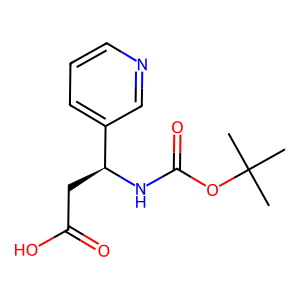 CAS: 297773-45-6 | OR1057202 | (S)-3-((tert-Butoxycarbonyl)amino)-3-(pyridin-3-yl)propanoic acid