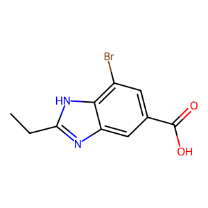 CAS: 1378260-23-1 | OR1057280 | 7-Bromo-2-ethyl-1H-benzo[d]imidazole-5-carboxylic acid