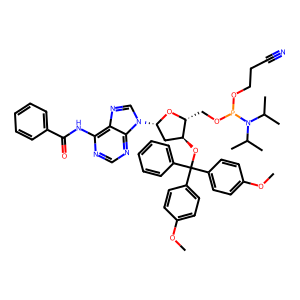 CAS: 140712-82-9 | OR1058082 | ((2R,3S,5R)-5-(6-Benzamido-9H-purin-9-yl)-3-(bis(4-methoxyphenyl)(phenyl)methoxy)tetrahydrofuran-2-yl)methyl (2-cyanoethyl) diiSopropylphosphoramidite
