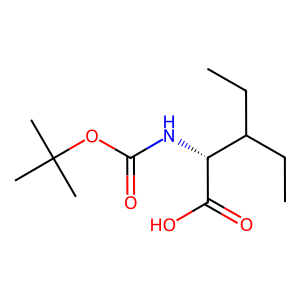 CAS: 1310680-39-7 | OR1058542 | (R)-2-((tert-Butoxycarbonyl)amino)-3-ethylpentanoic acid