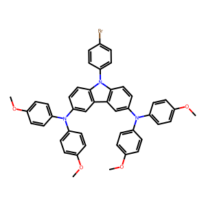 CAS: 2247046-92-8 | OR1058557 | 9-(4-Bromophenyl)-N3,N3,N6,N6-tetrakis(4-methoxyphenyl)-9H-carbazole-3,6-diamine