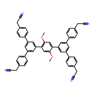 CAS: 2803476-84-6 | OR1059250 | 2,2',2'',2'''-((2,5-Dimethoxy-1,4-phenylene)bis([1,1':3',1''-terphenyl]-5',4,4''-triyl))tetraacetonitrile