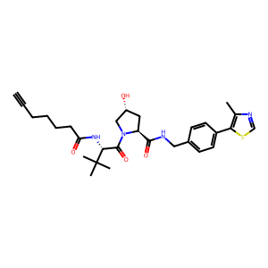 CAS: 2374122-28-6 | OR1059337 | (2S,4R)-1-((S)-2-(Hept-6-ynamido)-3,3-dimethylbutanoyl)-4-hydroxy-N-(4-(4-methylthiazol-5-yl)benzyl)pyrrolidine-2-carboxamide