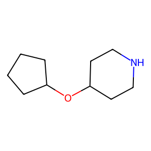CAS: 933736-13-1 | OR1059563 | 4-(Cyclopentyloxy)piperidine