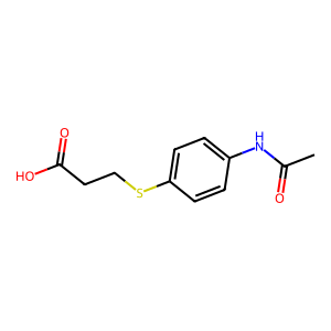 CAS: 204377-77-5 | OR1059972 | 3-((4-Acetamidophenyl)thio)propanoic acid