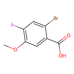 CAS: 2090450-64-7 | OR1060263 | 2-Bromo-4-iodo-5-methoxybenzoic acid