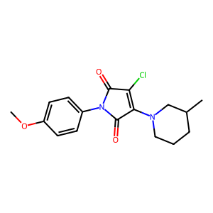 CAS: 451449-70-0 | OR1060464 | 3-Chloro-1-(4-methoxyphenyl)-4-(3-methylpiperidin-1-yl)-1H-pyrrole-2,5-dione