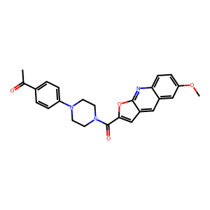 CAS: 901032-68-6 | OR1060490 | 1-(4-(4-(6-Methoxyfuro[2,3-b]quinoline-2-carbonyl)piperazin-1-yl)phenyl)ethan-1-one