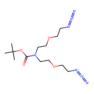 CAS: 2100306-79-2 | OR1060628 | tert-Butyl bis(2-(2-azidoethoxy)ethyl)carbamate