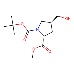 CAS: 1638743-95-9 | OR1060912 | 1-(tert-Butyl) 2-methyl (2R,4S)-4-(hydroxymethyl)pyrrolidine-1,2-dicarboxylate