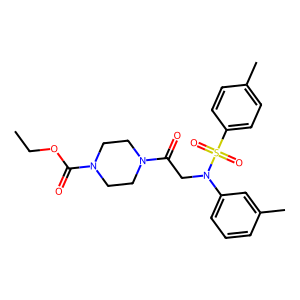 CAS: 505051-15-0 | OR1061090 | Ethyl 4-(N-(m-tolyl)-N-tosylglycyl)piperazine-1-carboxylate