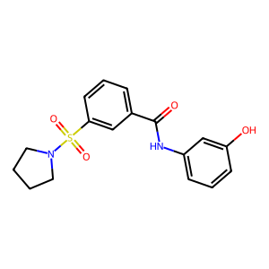 CAS: 328549-38-8 | OR1061355 | N-(3-Hydroxyphenyl)-3-(pyrrolidin-1-ylsulfonyl)benzamide