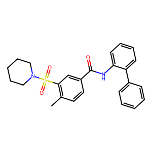 CAS: 750625-29-7 | OR1061369 | N-([1,1'-Biphenyl]-2-yl)-4-methyl-3-(piperidin-1-ylsulfonyl)benzamide