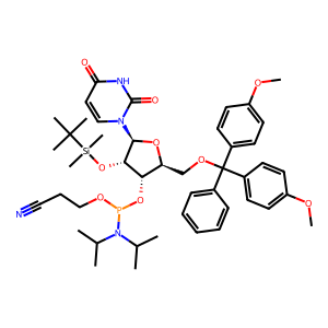 CAS: 144490-31-3 | OR1061407 | (2S,3S,4S,5S)-2-((Bis(4-methoxyphenyl)(phenyl)methoxy)methyl)-4-((tert-butyldimethylsilyl)oxy)-5-(2,4-dioxo-3,4-dihydropyrimidin-1(2H)-yl)tetrahydrofuran-3-yl (2-cyanoethyl) diisopropylphosphoramidite