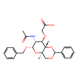CAS: 14595-22-3 | OR1061635 | 2-(((4aR,6S,7R,8R,8aS)-7-Acetamido-6-(benzyloxy)-2-phenylhexahydropyrano[3,2-d][1,3]dioxin-8-yl)oxy)acetic acid