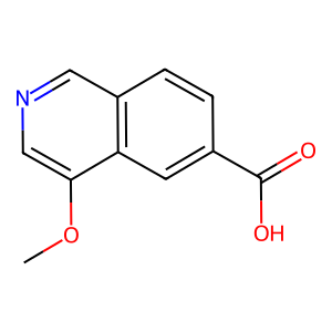 CAS: 2512190-91-7 | OR1062045 | 4-Methoxyisoquinoline-6-carboxylic acid