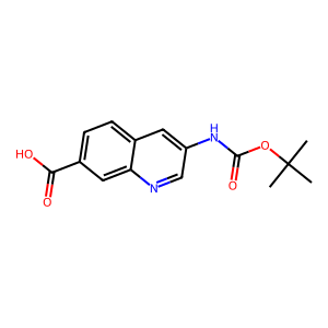 CAS: 2708280-69-5 | OR1062181 | 3-((tert-Butoxycarbonyl)amino)quinoline-7-carboxylic acid