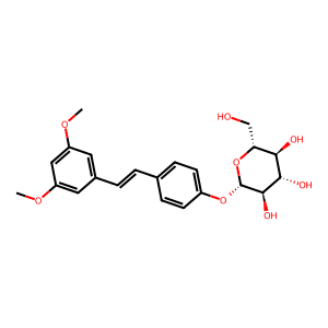 CAS: 38967-99-6 | OR1062372 | (2S,3R,4S,5S,6R)-2-(4-((E)-3,5-Dimethoxystyryl)phenoxy)-6-(hydroxymethyl)tetrahydro-2H-pyran-3,4,5-triol