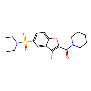 CAS: 687568-55-4 | OR1062969 | N,N-Diethyl-3-methyl-2-(piperidine-1-carbonyl)benzofuran-5-sulfonamide