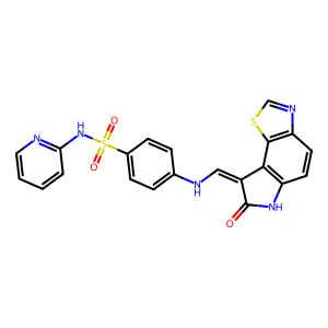 CAS: 222036-17-1 | OR1062975 | 4-(((7-Oxo-6,7-dihydro-8H-thiazolo[5,4-e]indol-8-ylidene)methyl)amino)-N-(pyridin-2-yl)benzenesulfonamide