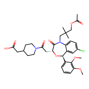 CAS: 189060-13-7 | OR1062987 | 2-(1-(2-((3R,5S)-1-(3-Acetoxy-2,2-dimethylpropyl)-7-chloro-5-(2,3-dimethoxyphenyl)-2-oxo-1,2,3,5-tetrahydrobenzo[e][1,4]oxazepin-3-yl)acetyl)piperidin-4-yl)acetic acid
